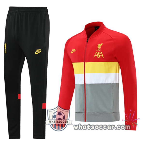 FC Liverpool Red Gray Training Jacket 2020-2021