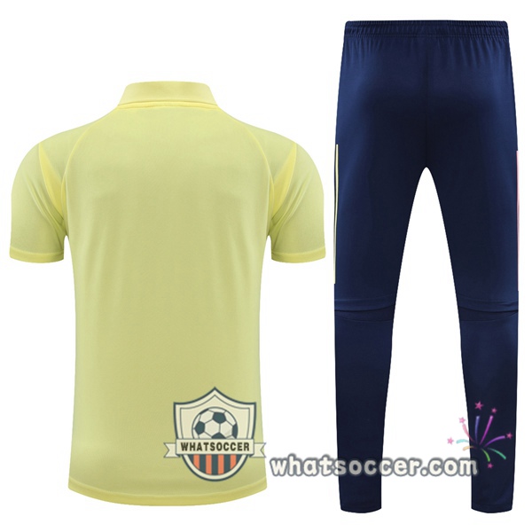 Training Polo Arsenal + Pants Yellow 2021-2022