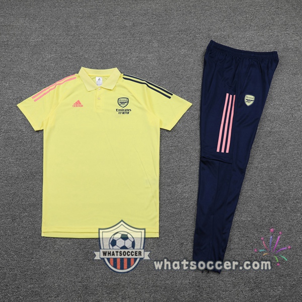 Training Polo Arsenal + Pants Yellow 2021-2022