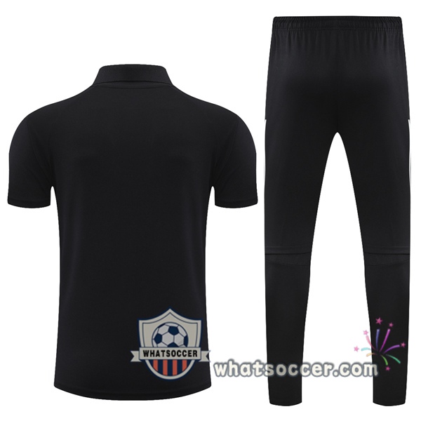 Training Polo Arsenal + Pants Black 2021-2022