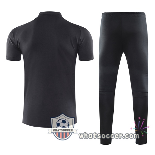Training Polo Juventus + Pants White Black 2021-2022