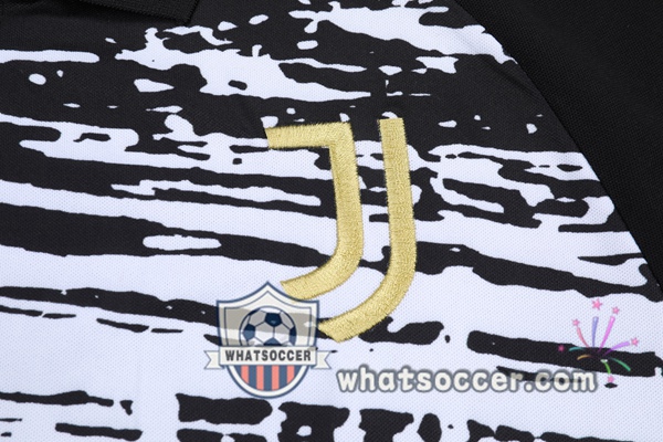 Training Polo Juventus + Pants White Black 2021-2022