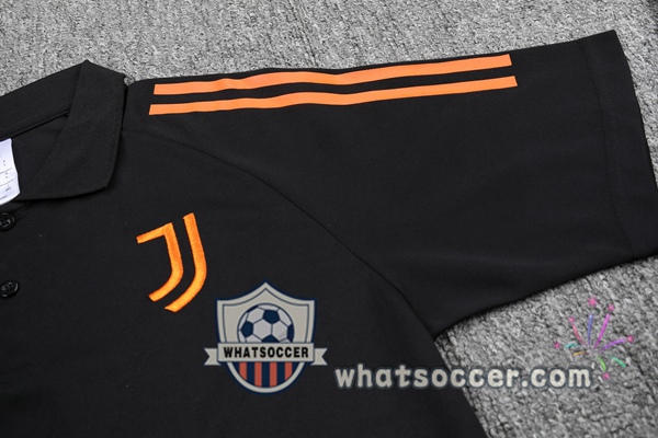 Training Polo Juventus + Pants Black 2021-2022
