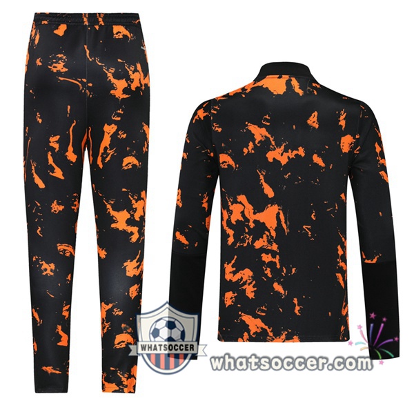 Juventus Black Orange Training Jacket 2021-2022