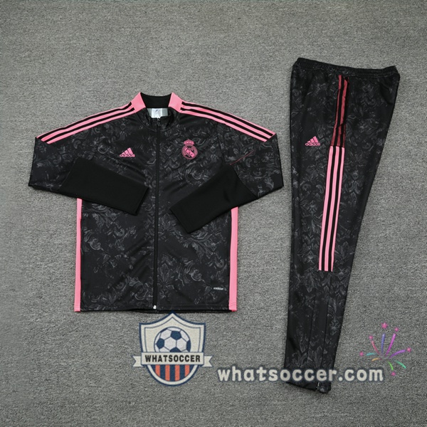 Real Madrid Black Training Jacket 2021-2022