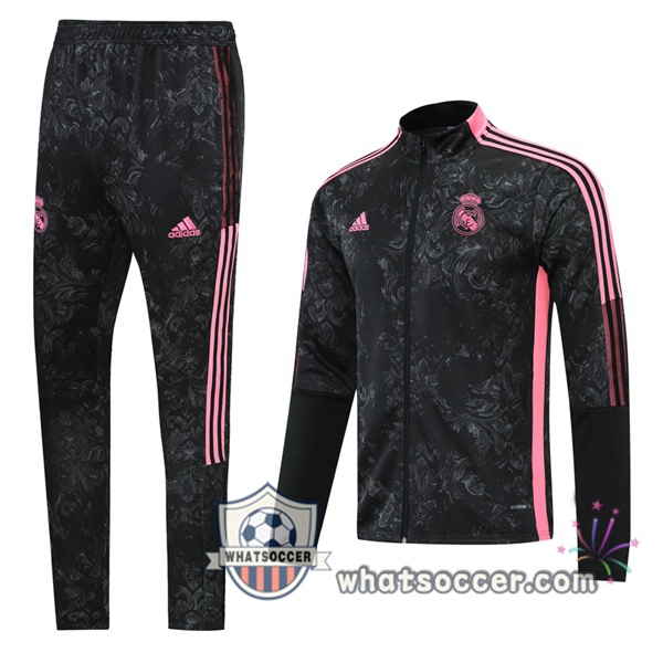 Real Madrid Black Training Jacket 2021-2022
