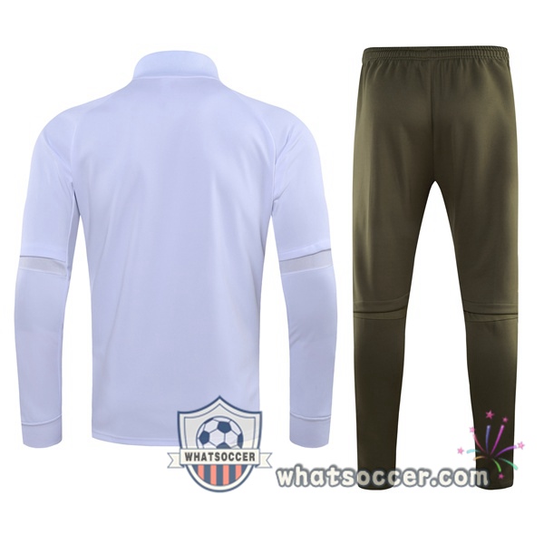 Manchester United White Training Jacket 2021-2022