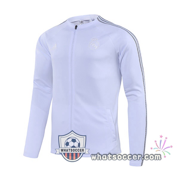 Real Madrid White Soccer Jacket 2021-2022