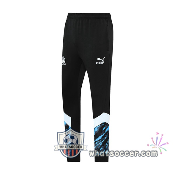 Marseille OM Black Blue Soccer Pants 2021-2022