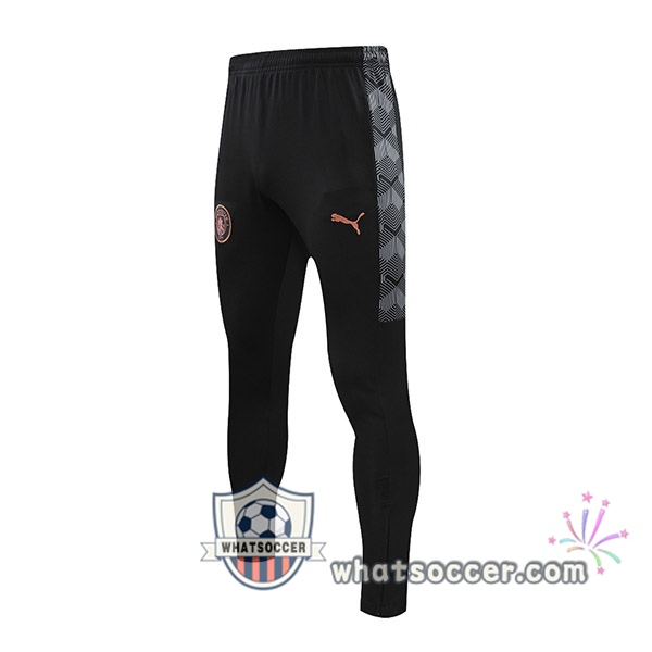 Manchester City Black Soccer Pants 2021-2022