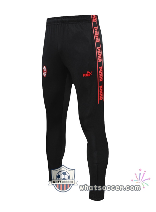 Training Polo AC Milan + Pants Black Red 2021-2022