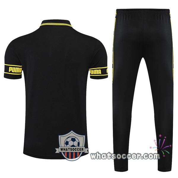 Training Polo Dortmund BVB + Pants Black 2021-2022