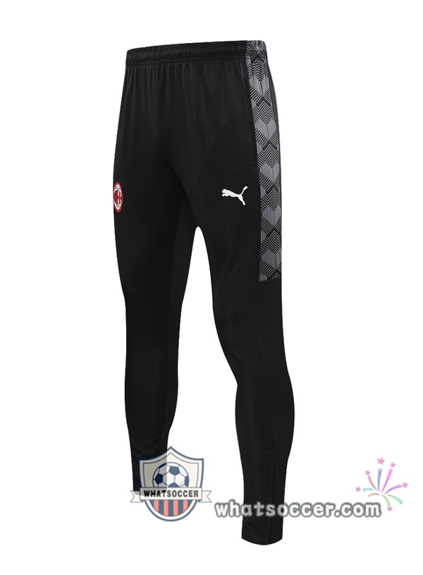 Training Polo AC Milan + Pants Black 2021-2022