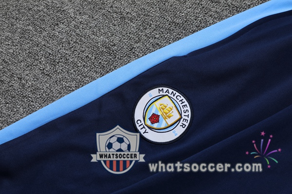 Training Polo Manchester City + Pants Blue 2021-2022