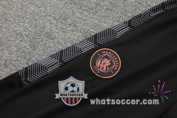 Training Polo Manchester City + Pants Gray 2021-2022