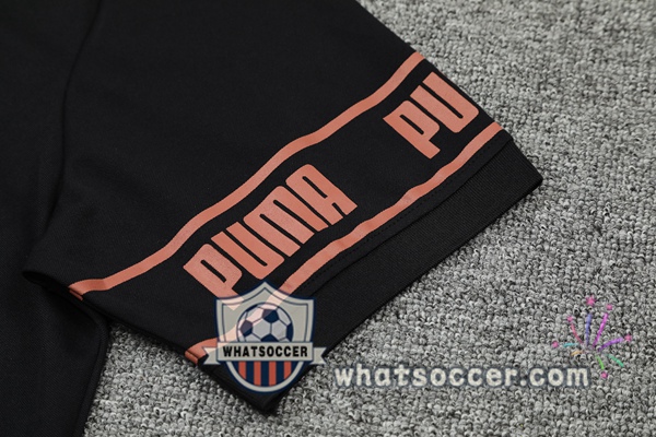 Training Polo Manchester City + Pants Black 2021-2022