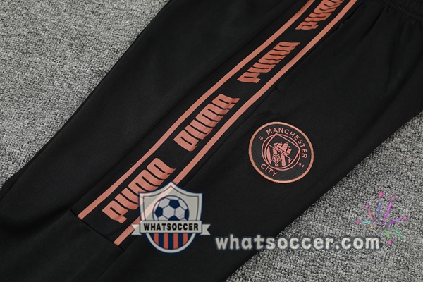 Training Polo Manchester City + Pants Black 2021-2022