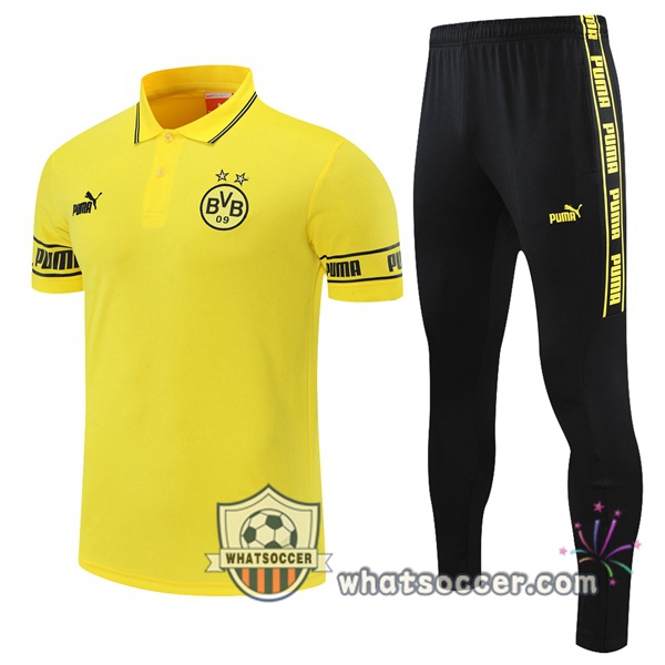 Training Polo Dortmund BVB + Pants Yellow 2021-2022