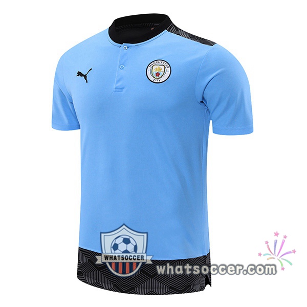 Training Polo Manchester City Blue 2021-2022