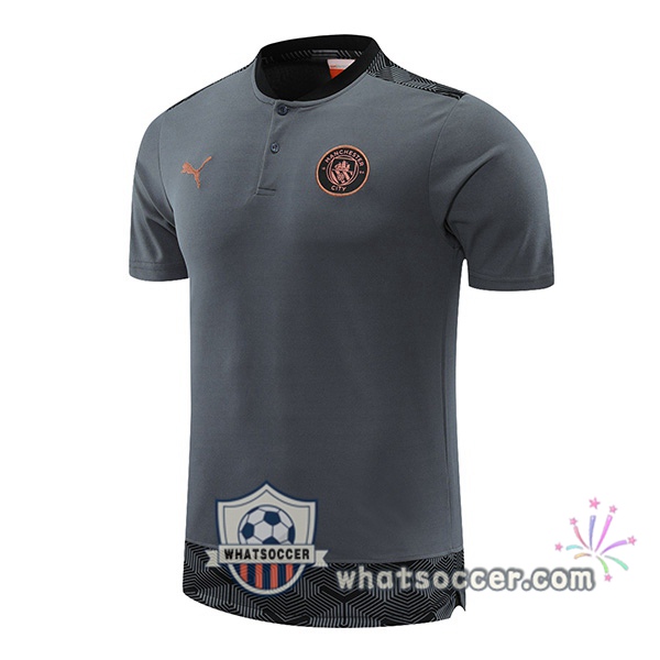Training Polo Manchester City Gray 2021-2022
