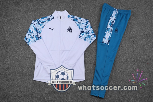 Marseille OM White Training Jacket 2021-2022