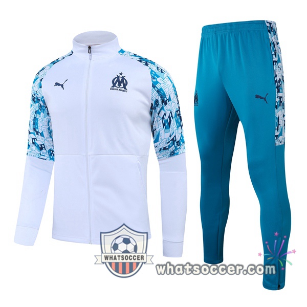 Marseille OM White Training Jacket 2021-2022