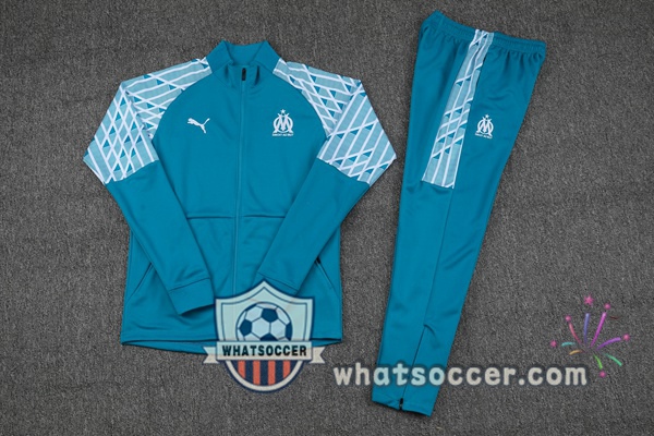 Marseille OM Blue Training Jacket 2021-2022