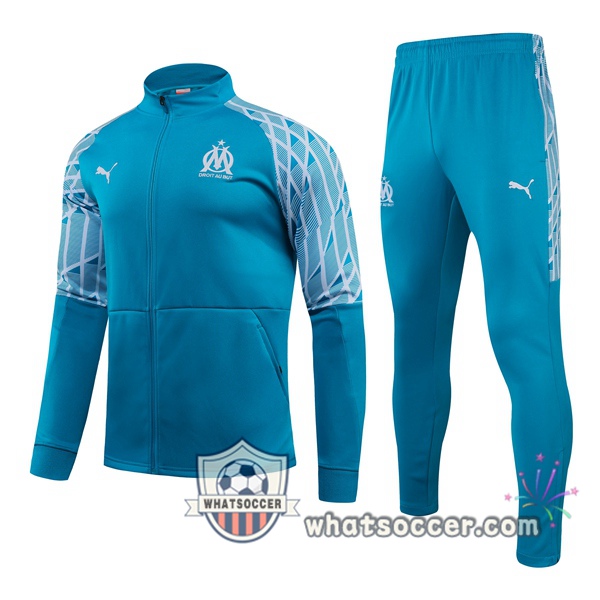 Marseille OM Blue Training Jacket 2021-2022
