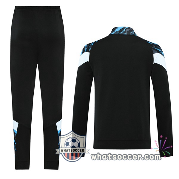 Marseille OM Black Blue Training Jacket 2021-2022