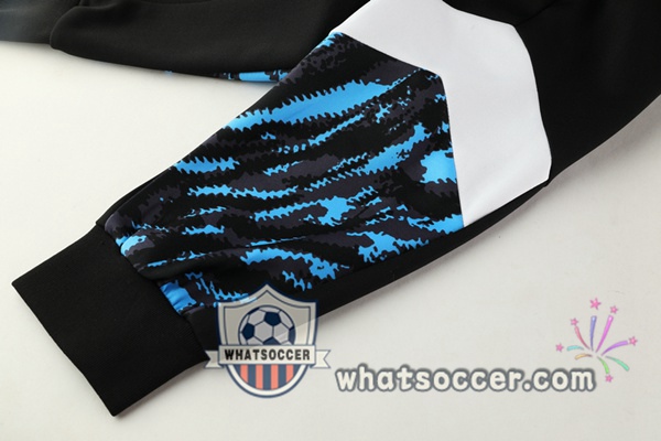 Marseille OM Black Blue Training Jacket 2021-2022