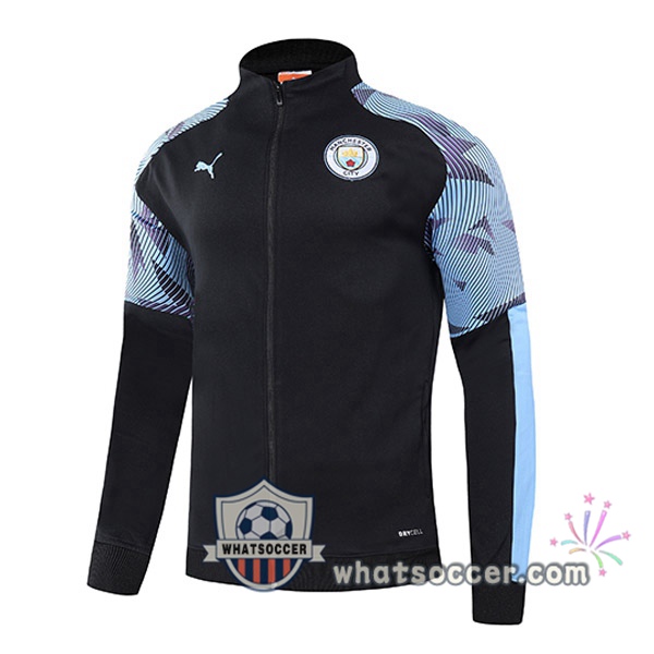 Manchester City Black Soccer Jacket 2021-2022
