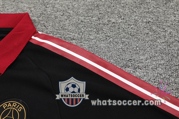 Training Polo JORDAN Paris PSG + Pants Black 2021-2022