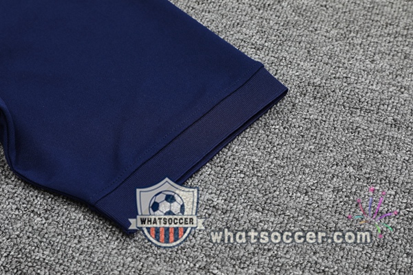 Training Polo Paris PSG + Pants Blue Royal Red 2021-2022