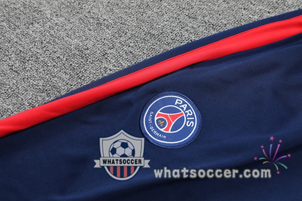 Training Polo Paris PSG + Pants Blue Royal Red 2021-2022