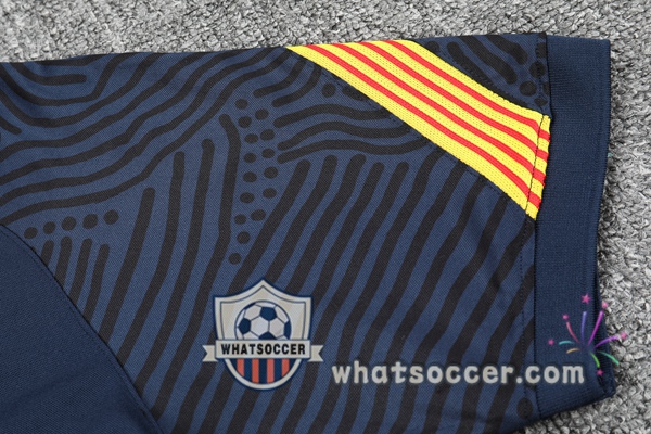 Training Polo FC Barcelona + Pants Dark Gray 2021-2022