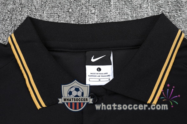 Training Polo FC Barcelona + Pants Black 2021-2022
