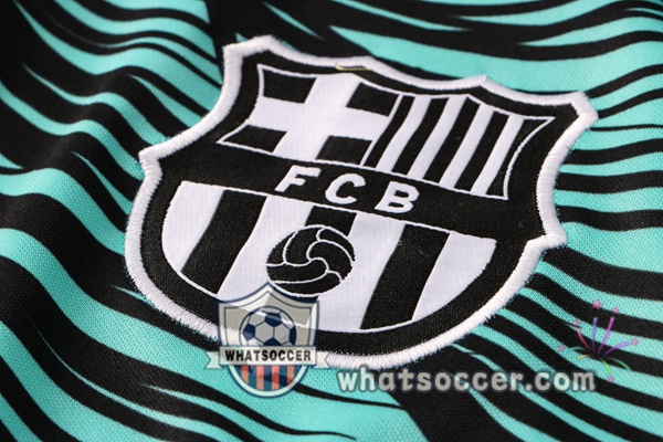 Training Polo FC Barcelona + Pants Green 2021-2022