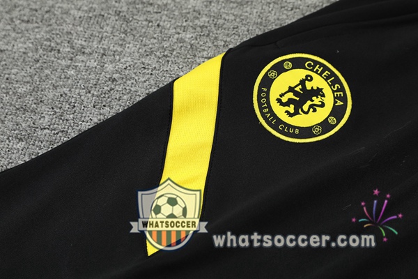 Training Polo FC Chelsea + Pants Black Yellow 2021-2022