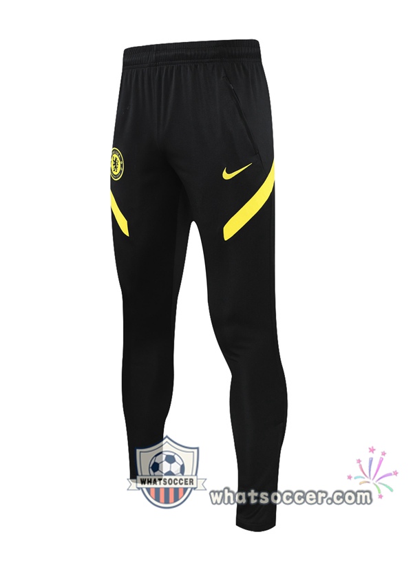 Training Polo FC Chelsea + Pants Black Yellow 2021-2022