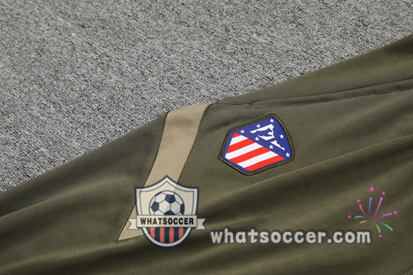 Training Polo Atletico Madrid + Pants Dark Green 2021-2022