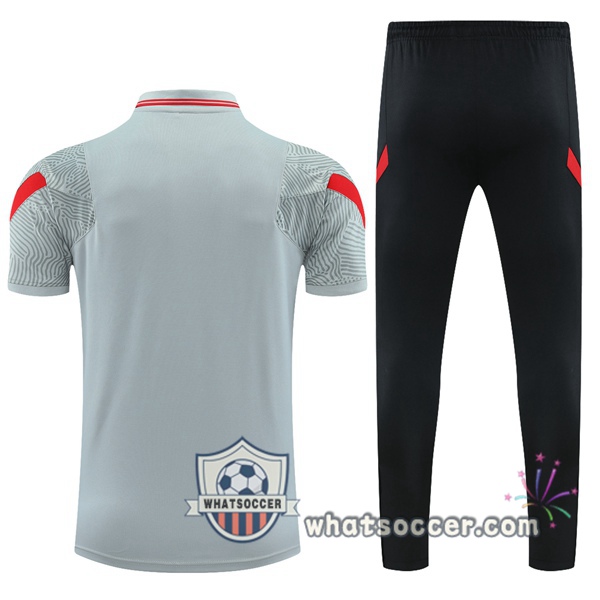 Training Polo FC Liverpool + Pants Gray 2021-2022