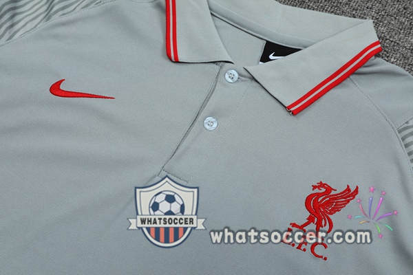 Training Polo FC Liverpool + Pants Gray 2021-2022