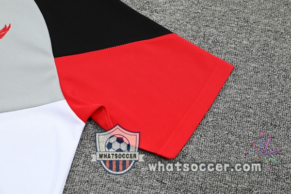 Training Polo FC Liverpool + Pants White Gray Red 2021-2022