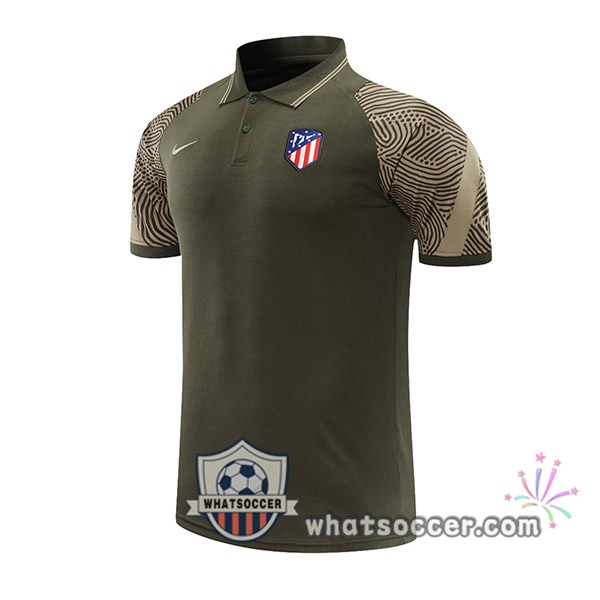 Training Polo Atletico Madrid Dark Green 2021-2022