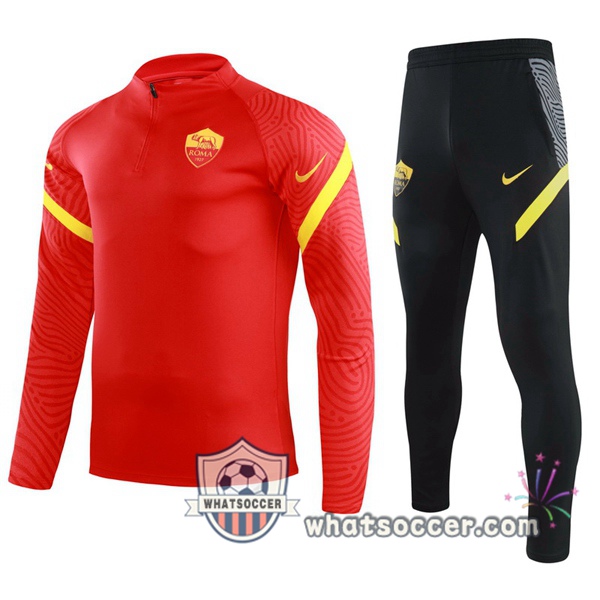 AS Roma Red Tracksuit 2021-2022