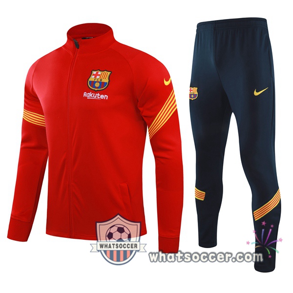 FC Barcelona Red Training Jacket 2021-2022