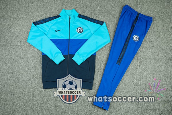 FC Chelsea Blue Black Training Jacket 2021-2022