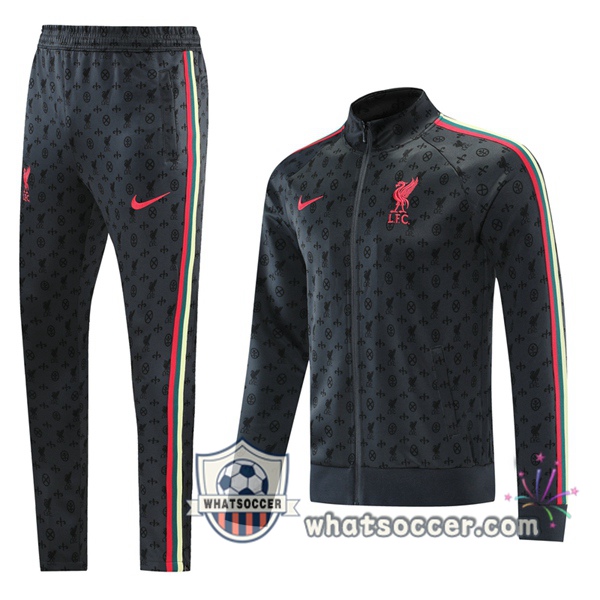 FC Liverpool Black Training Jacket 2021-2022