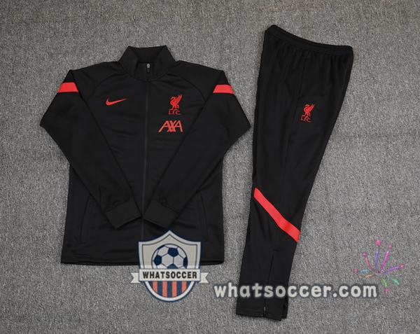 FC Liverpool Black Training Jacket 2021-2022