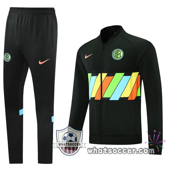 Inter Milan Black Training Jacket 2021-2022